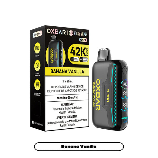 ROCKY VAPOR OXBAR G42K DISPOSABLE VAPE (ALBERTA)
