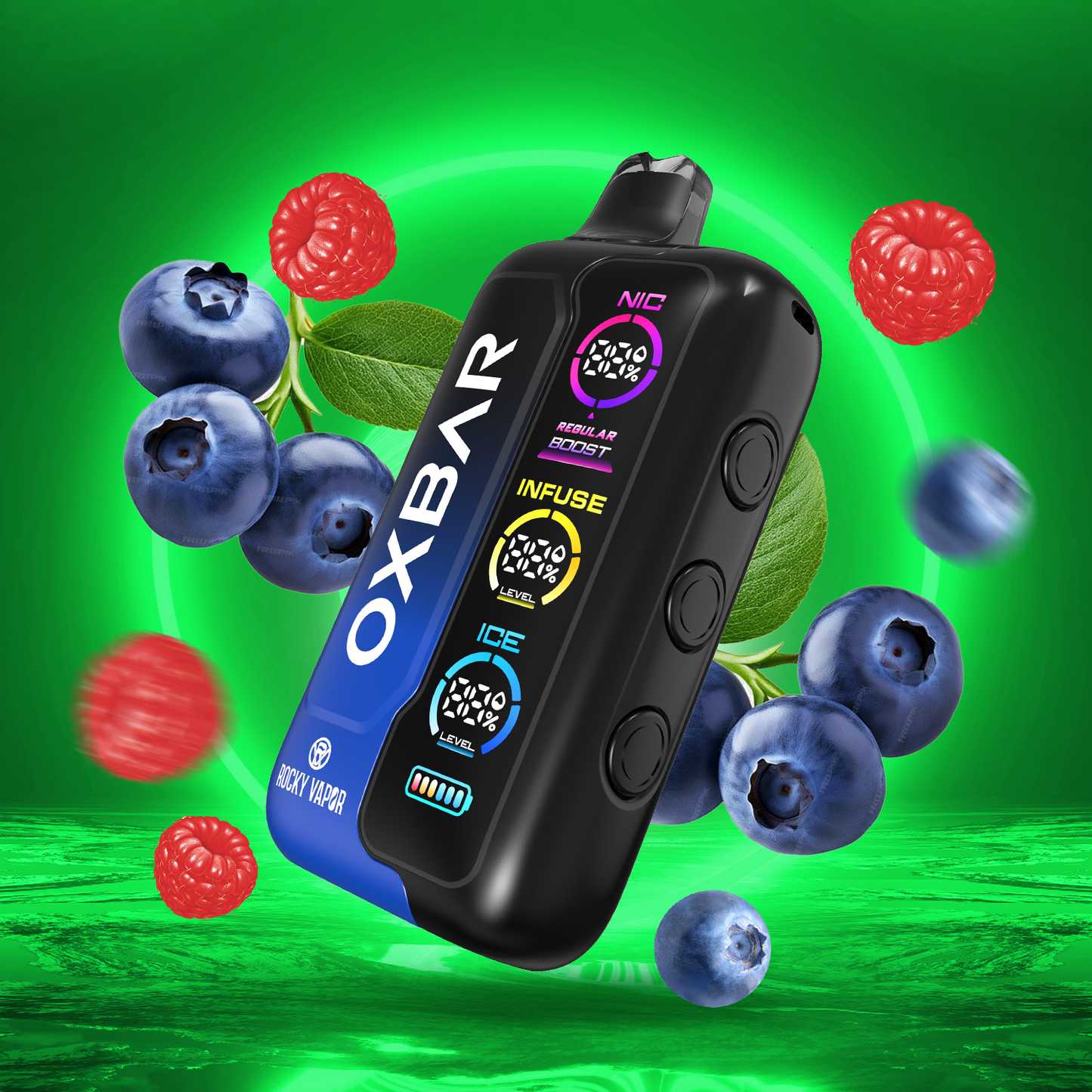 ROCKY VAPOR OXBAR TRI FUSION DISPOSABLE VAPE (ALBERTA)