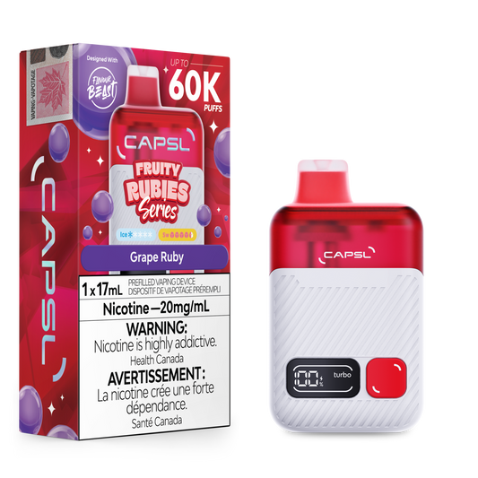 CAPSL AFX17 FRUITY RUBIES SERIES DISPOSABLE VAPE (ALBERTA)