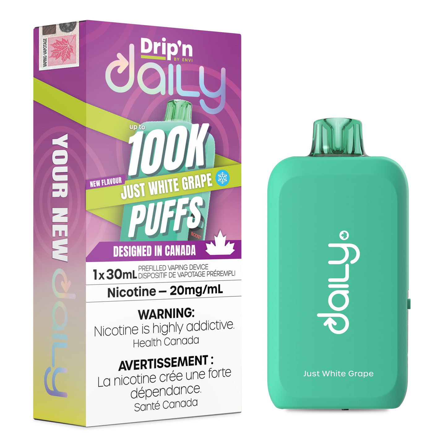 DRIP'N DAILY DISPOSABLE VAPE (ALBERTA)