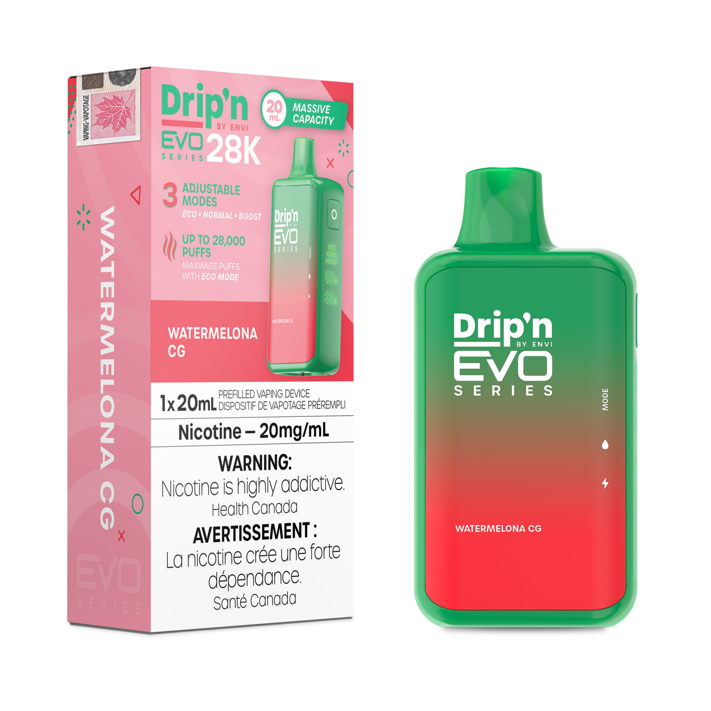 DRIP'N EVO 28K DISPOSABLE VAPE (ALBERTA)
