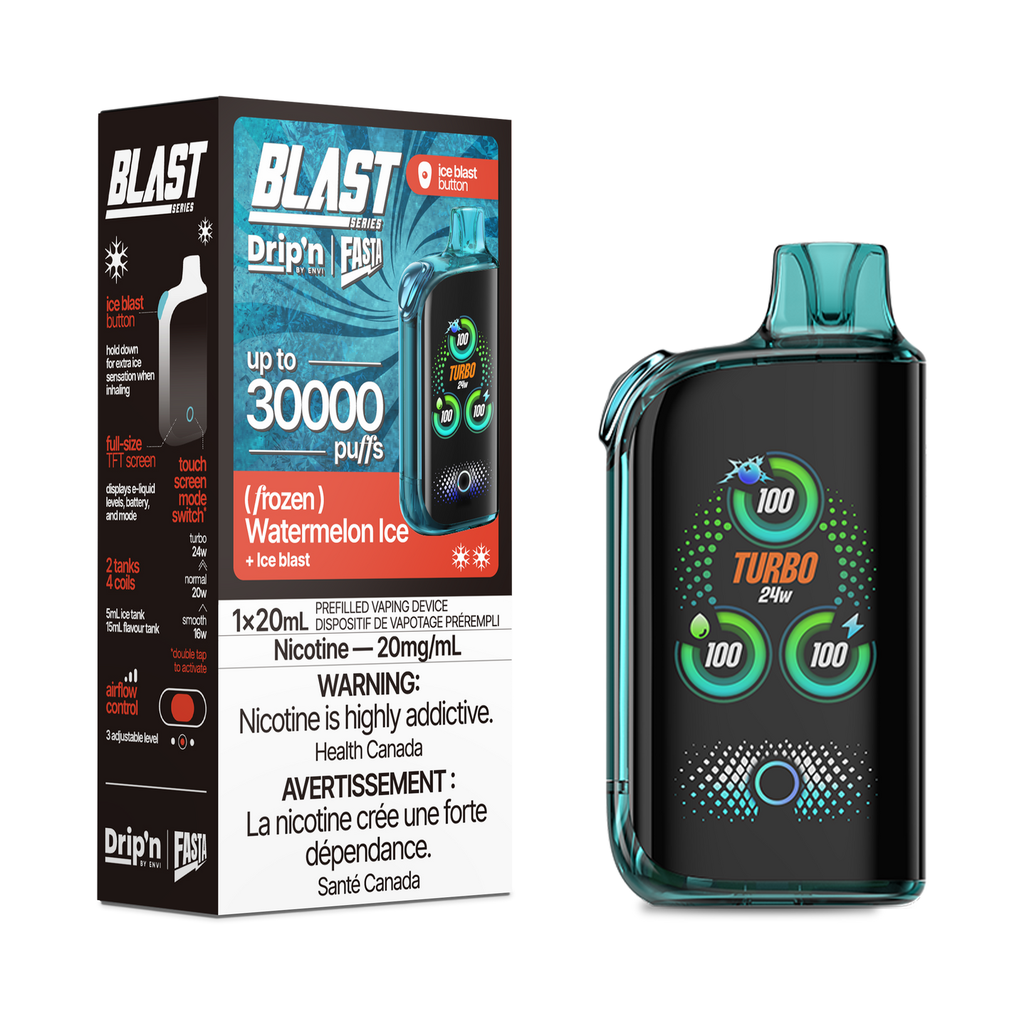 DRIP'N X FASTA BLAST 30K DISPOSABLE VAPE (ALBERTA)