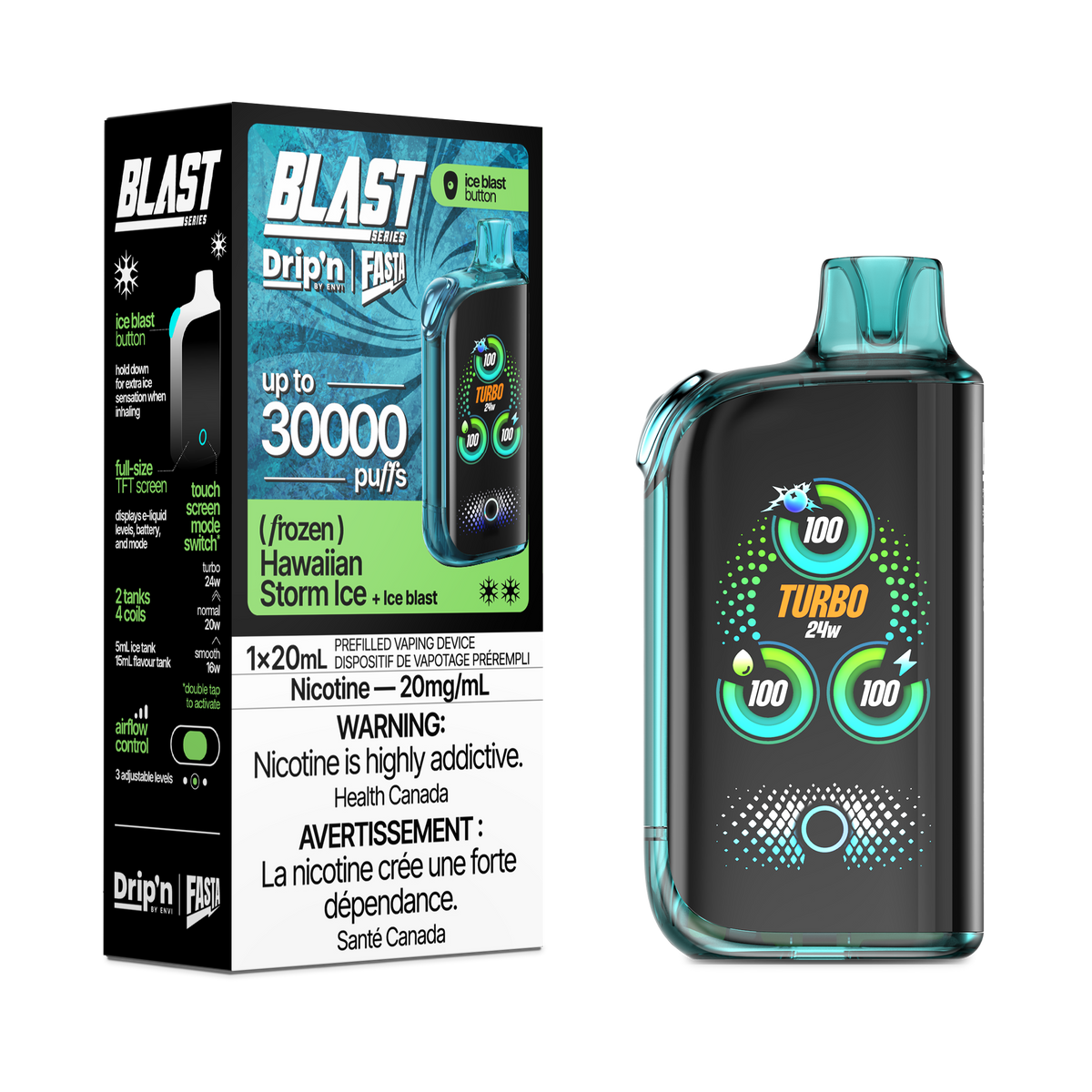 DRIP'N X FASTA BLAST 30K DISPOSABLE VAPE (ALBERTA)