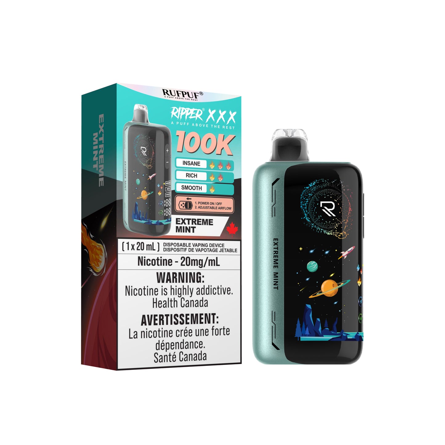 RIPPER XXX 100K DISPOSABLE VAPE (ALBERTA)