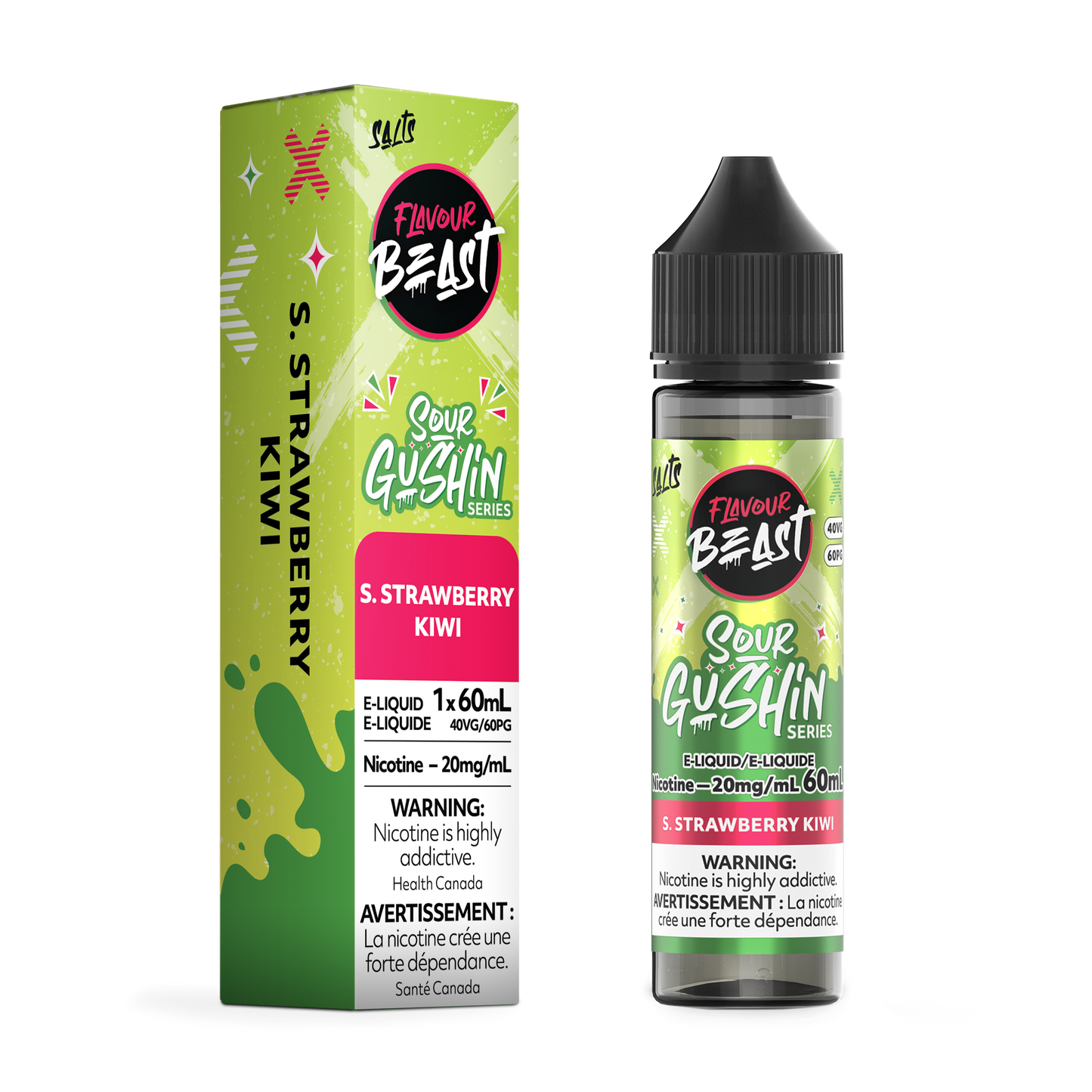 FLAVOUR BEAST SALT SOUR GUSHIN SERIES (60ml) (ALBERTA)