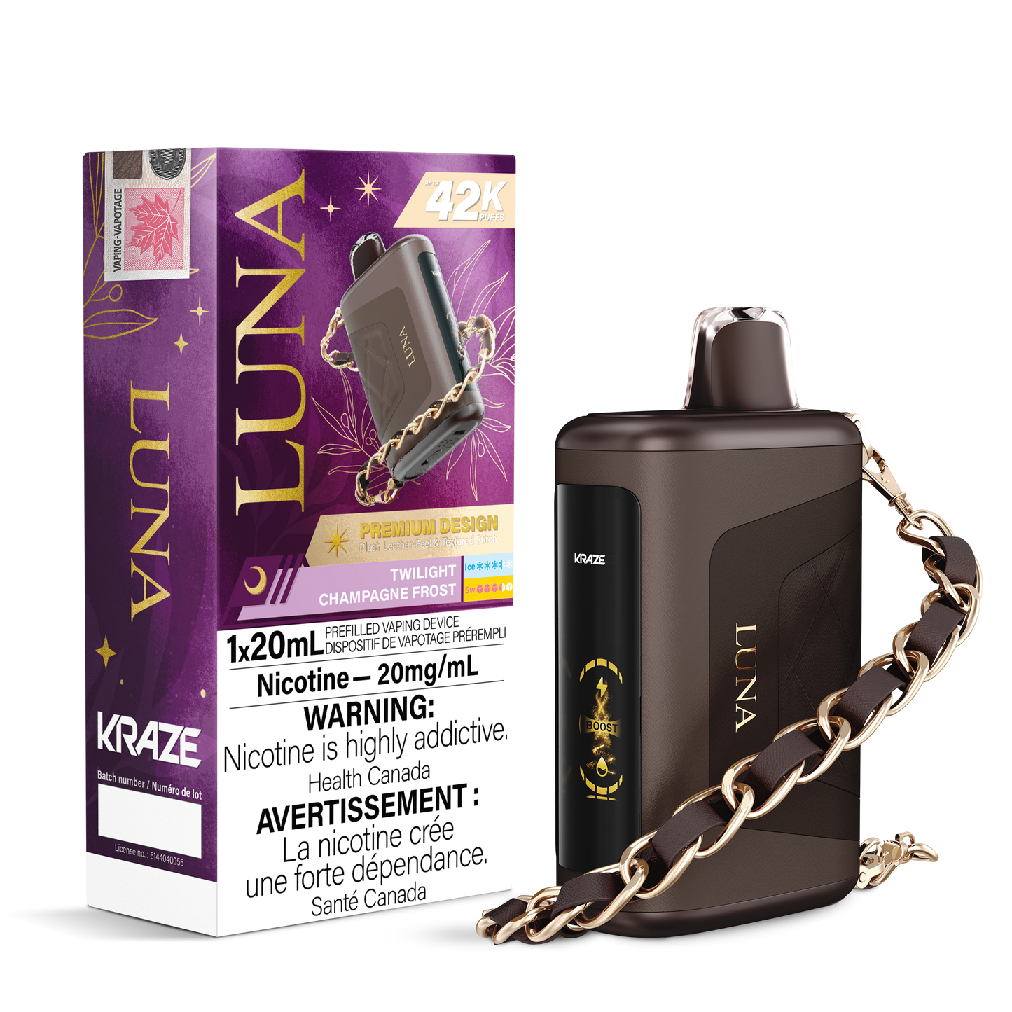 KRAZE LUNA 42K DISPOSABLE VAPE (ALBERTA)