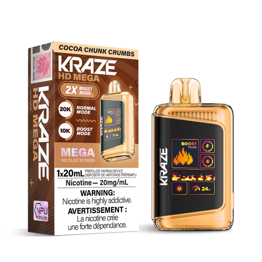 KRAZE HD MEGA 20K DISPOSABLE VAPE (ALBERTA)