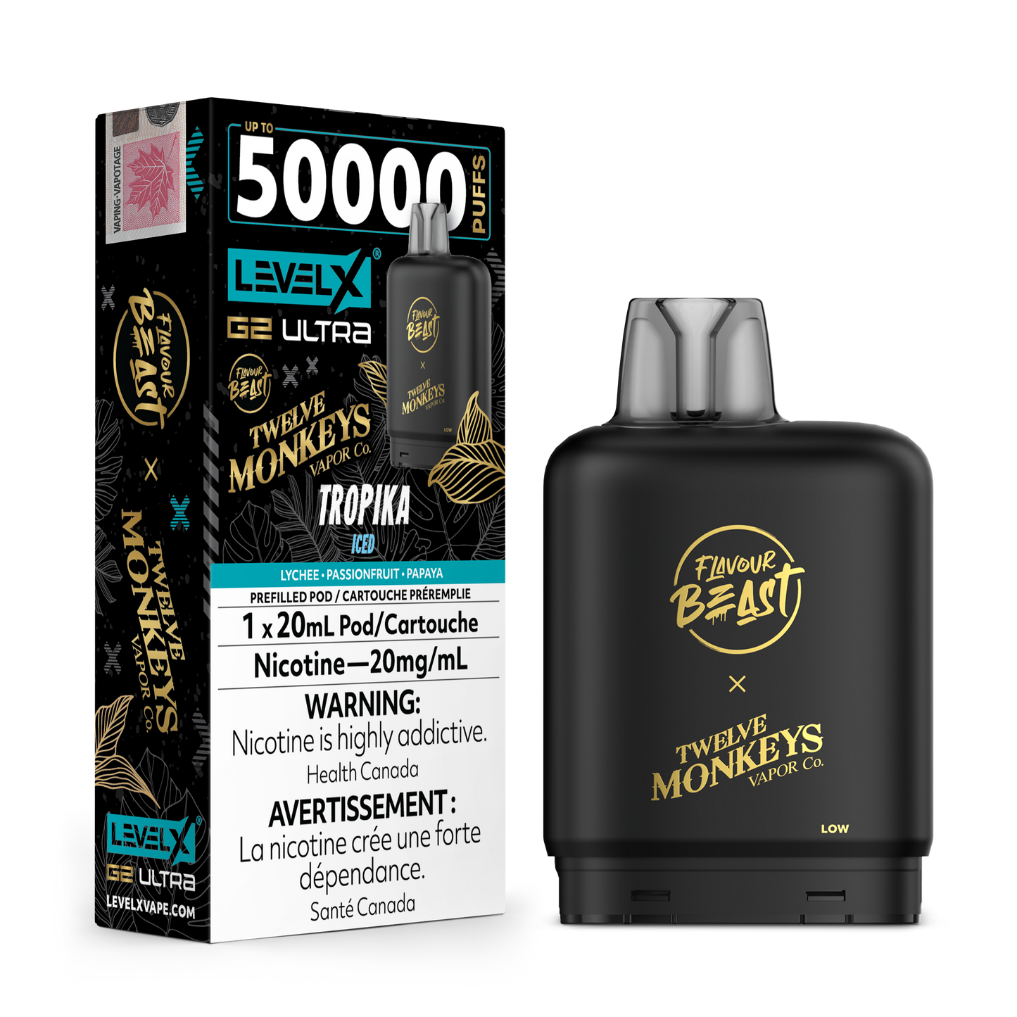 LEVEL X FLAVOUR BEAST X 12M G2 ULTRA POD (ALBERTA)