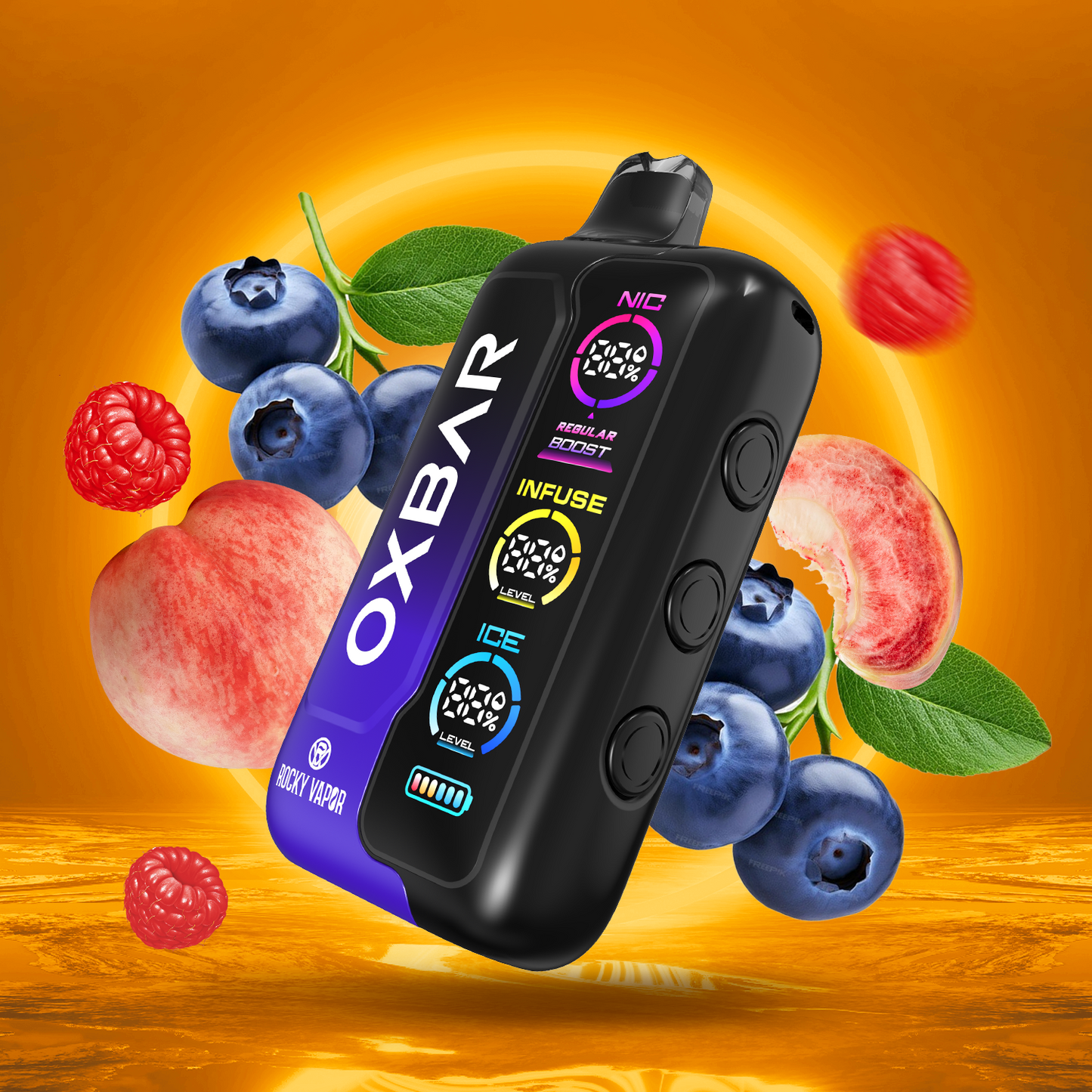 ROCKY VAPOR OXBAR TRI FUSION DISPOSABLE VAPE (ALBERTA)