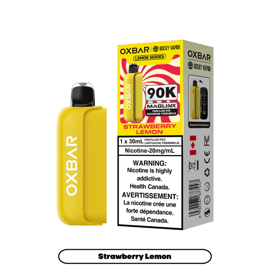 ROCKY VAPOR OXBAR MAGLINK LEMON SERIES POD (ALBERTA)