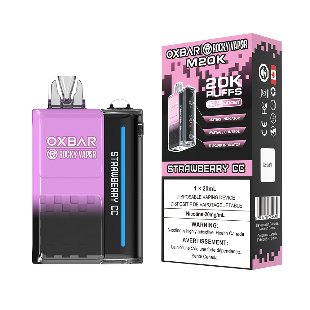 ROCKY VAPOR OXBAR M20K DISPOSABLE VAPE (ALBERTA)