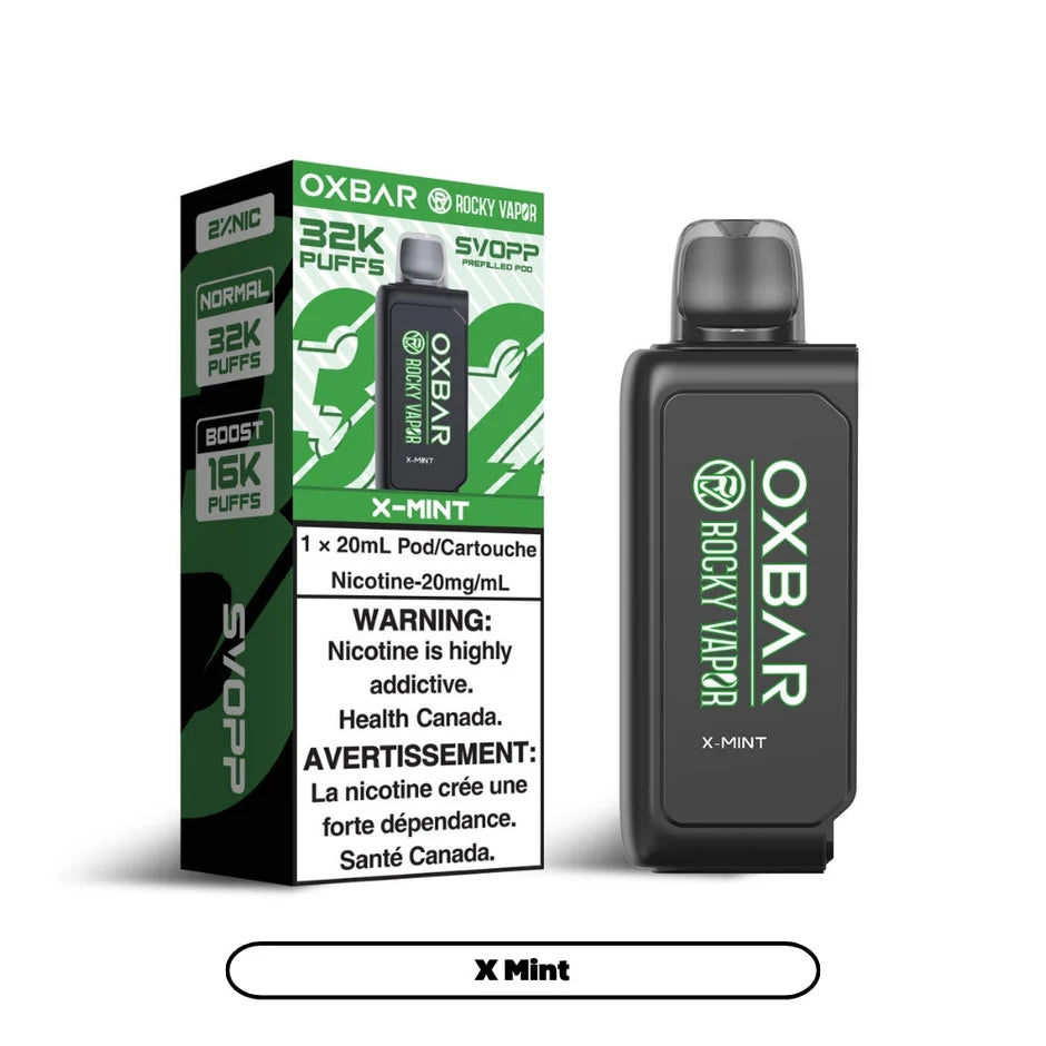SVOPP ROCKY VAPOR OXBAR 32K POD (ALBERTA)