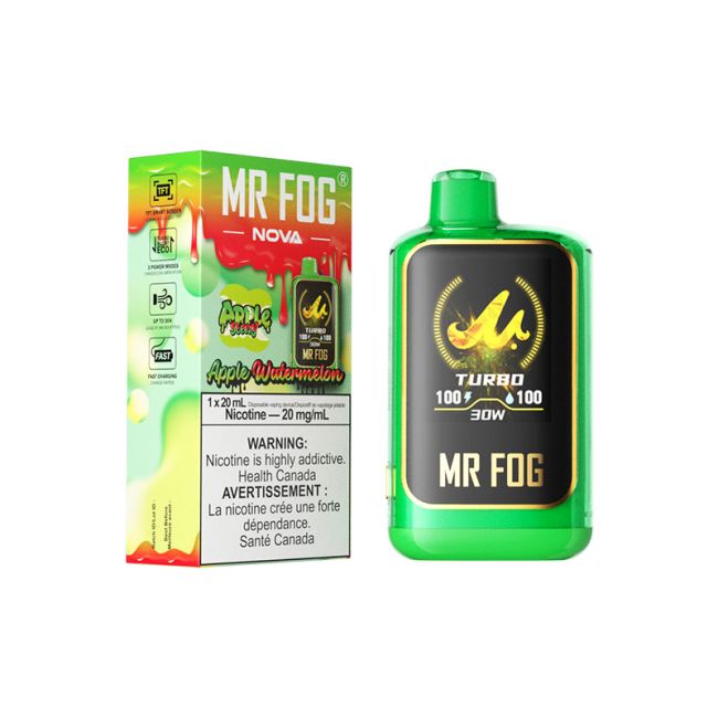 MR FOG NOVA 36K APPLE STEEZY DISPOSABLE VAPE (ALBERTA)