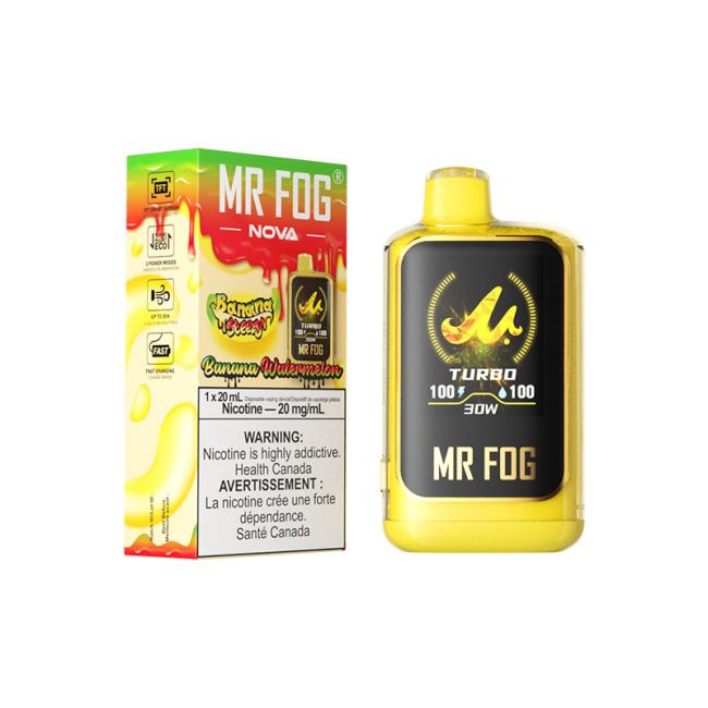 MR FOG NOVA 36K BANANA STEEZY DISPOSABLE VAPE (ALBERTA)
