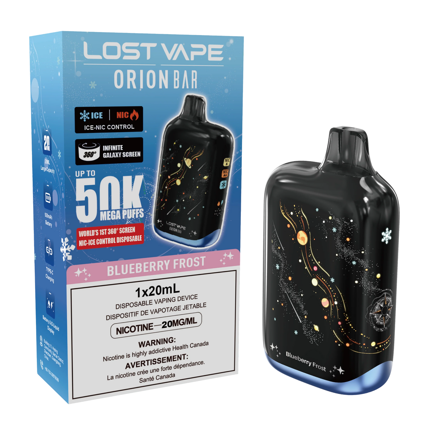 LOST VAPE ORION BAR 50K DISPOSABLE VAPE (ALBERTA)