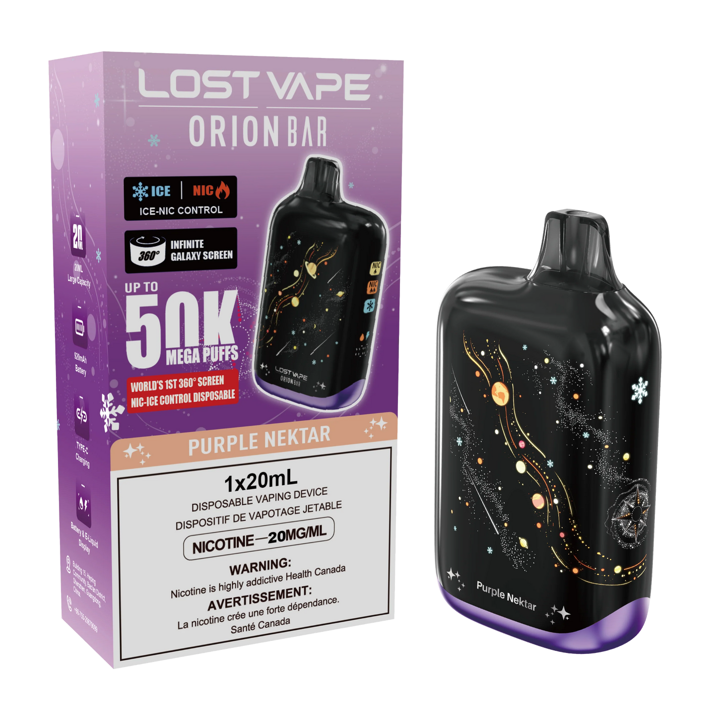 LOST VAPE ORION BAR 50K DISPOSABLE VAPE (ALBERTA)