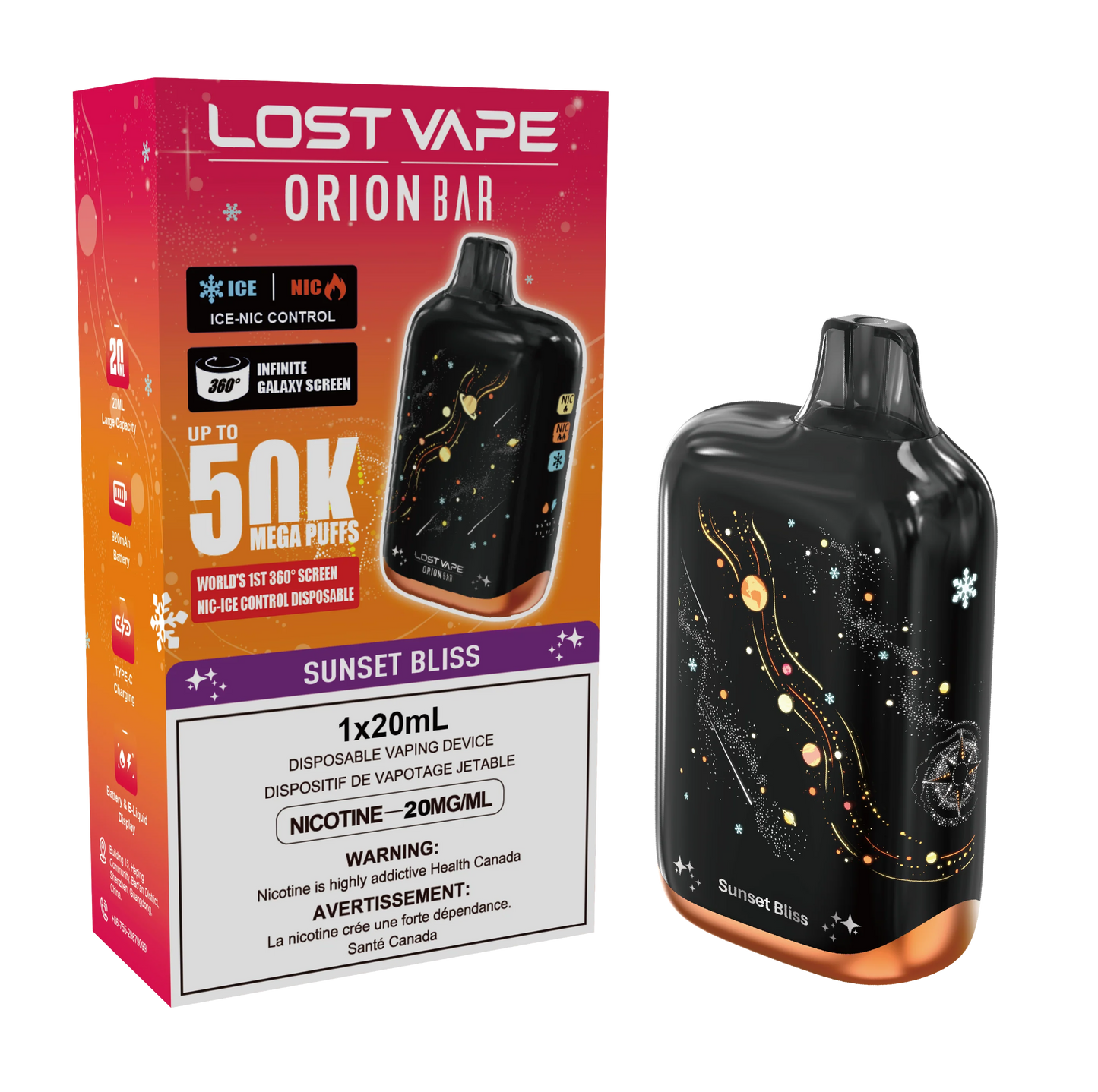 LOST VAPE ORION BAR 50K DISPOSABLE VAPE (ALBERTA)