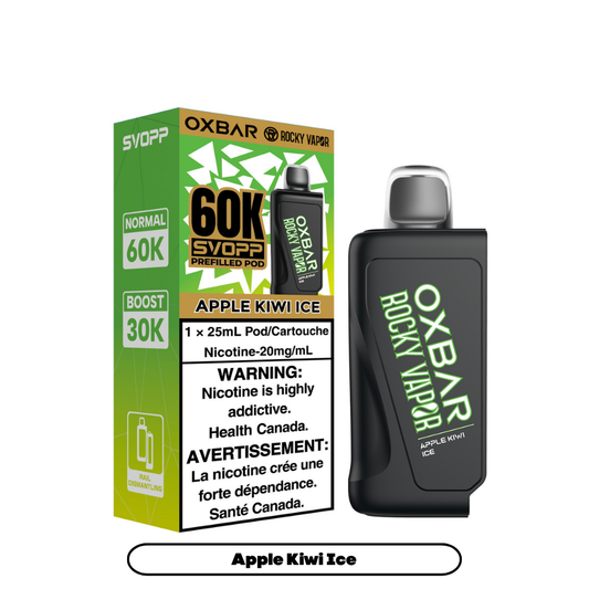 SVOPP ROCKY VAPOR OXBAR 60K POD (ALBERTA)