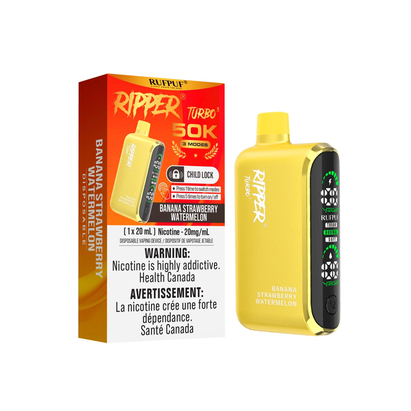 RIPPER T3 50K DISPOSABLE VAPE (ALBERTA)