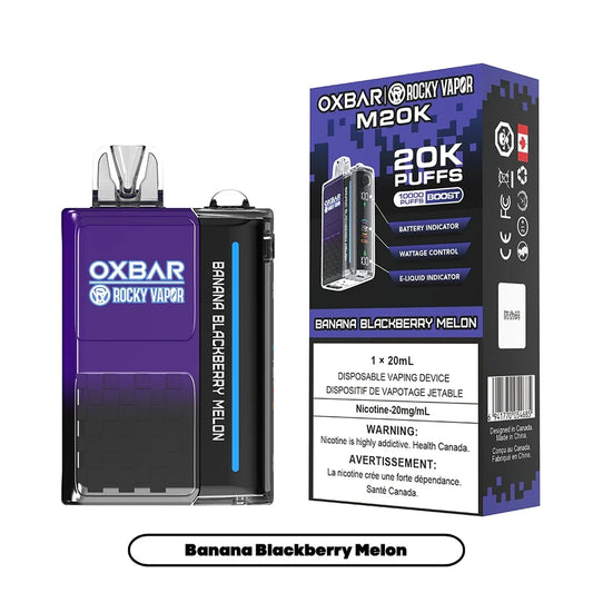 ROCKY VAPOR OXBAR M20K DISPOSABLE VAPE (ALBERTA)