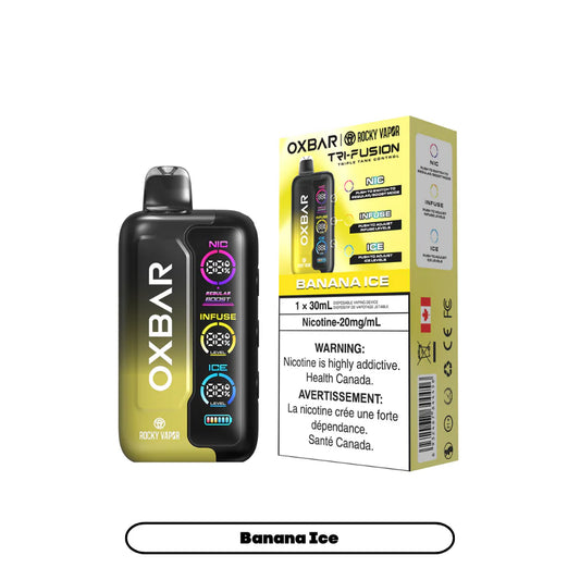 ROCKY VAPOR OXBAR TRI FUSION DISPOSABLE VAPE (ALBERTA)