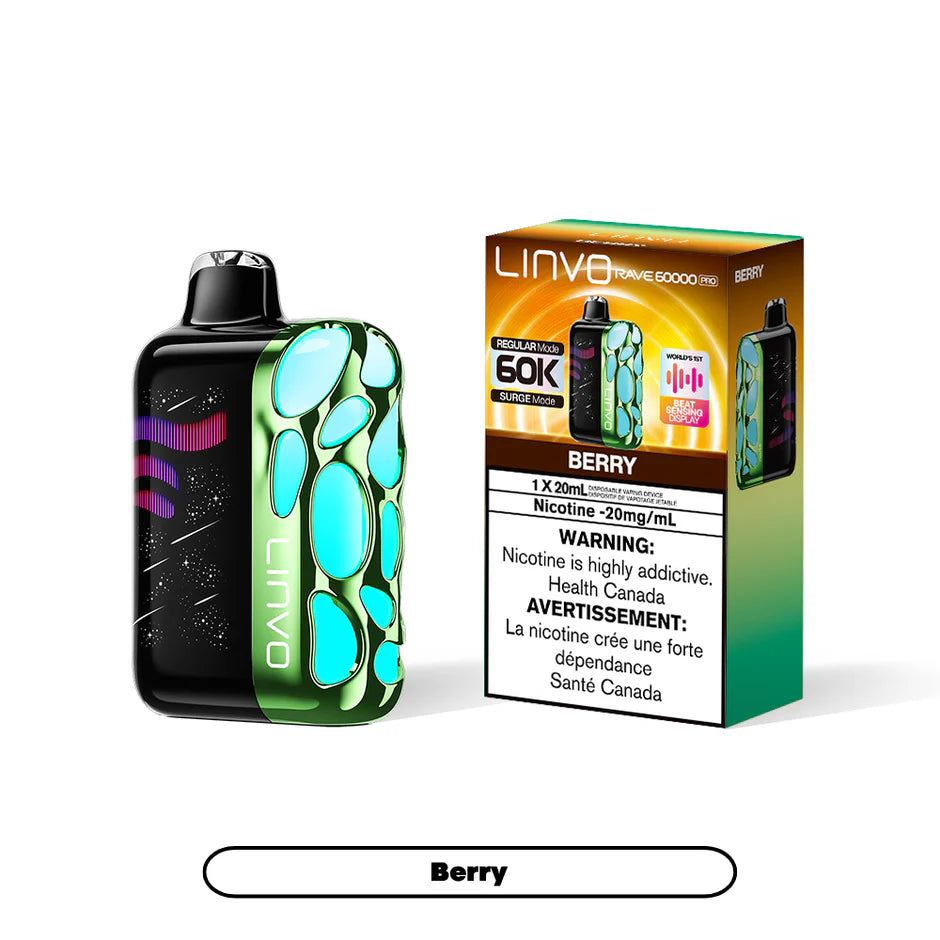 LINVO RAVE PRO 60K DISPOSABLE VAPE (ALBERTA)