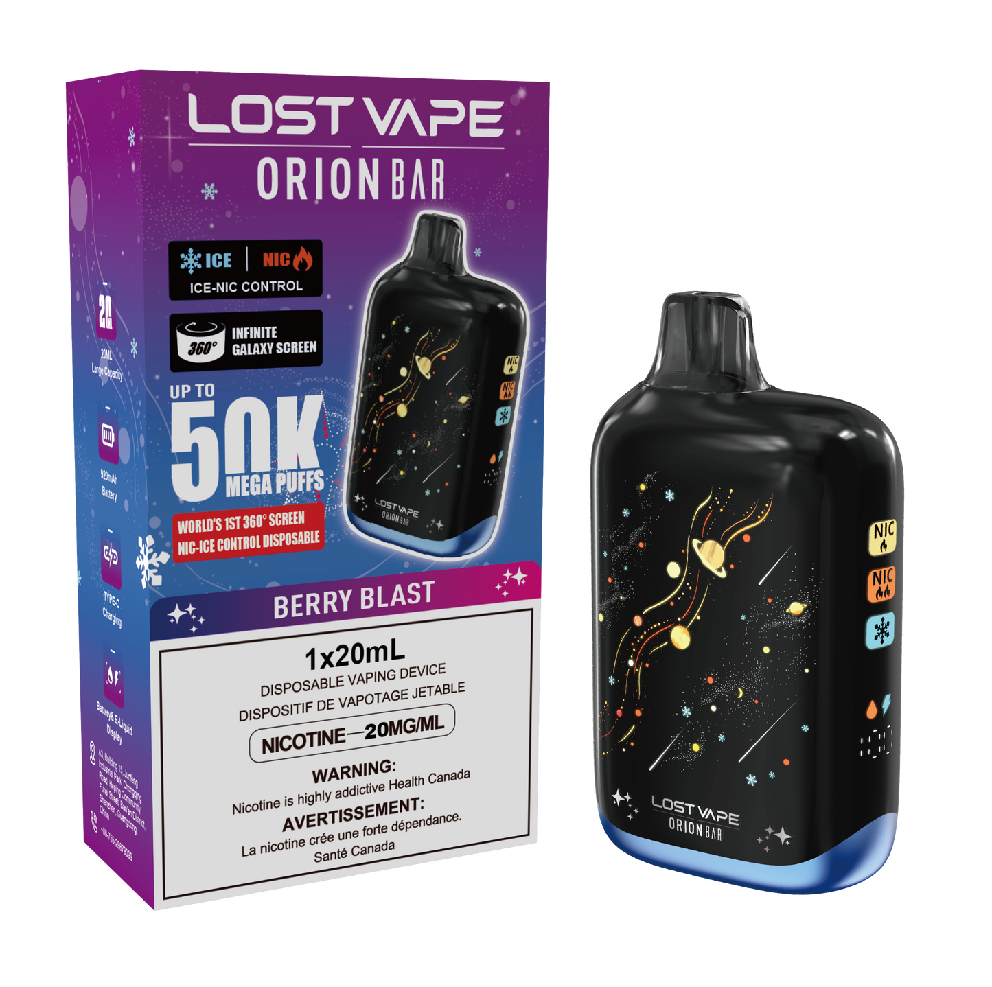 LOST VAPE ORION BAR 50K DISPOSABLE VAPE (ALBERTA)