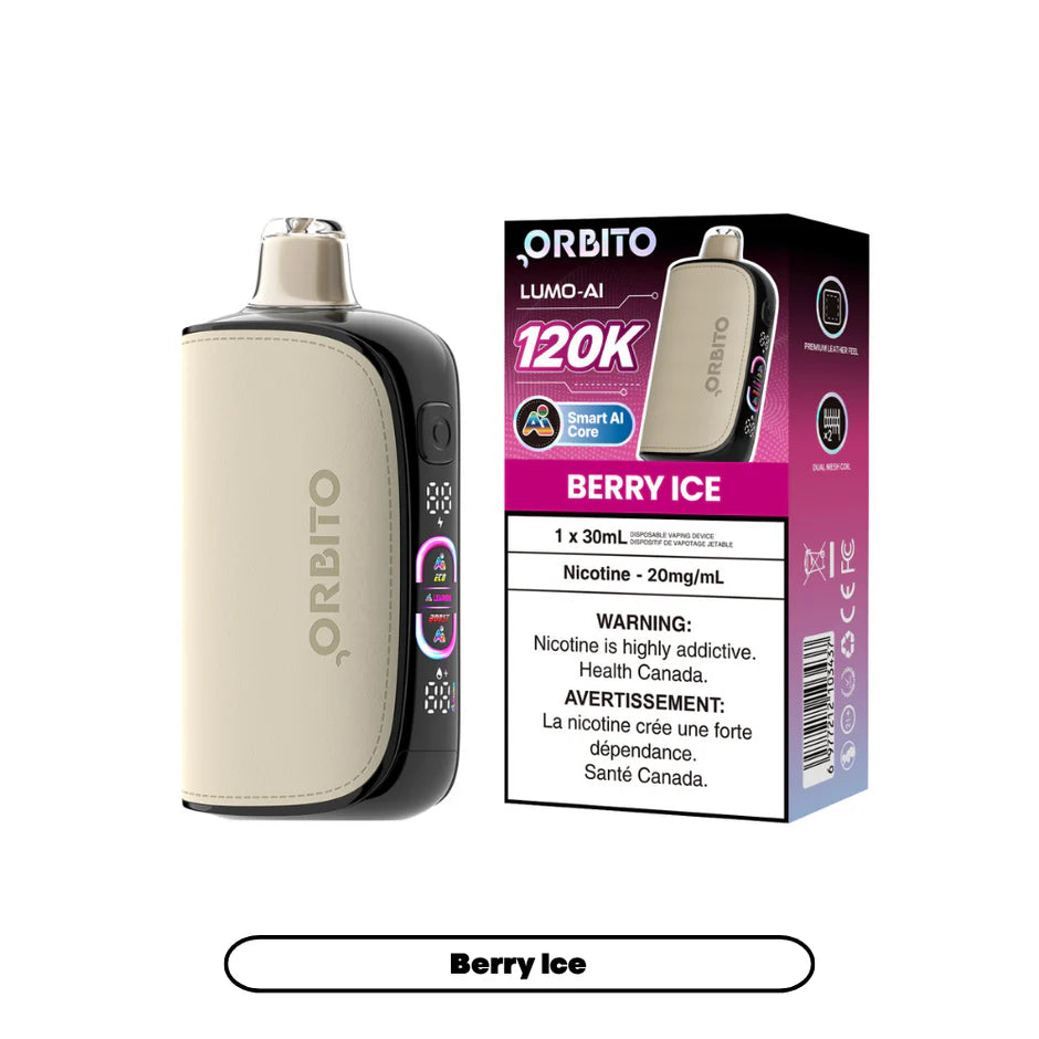 ORBITO LUMO AI 120K DISPOSABLE VAPE (ALBERTA)