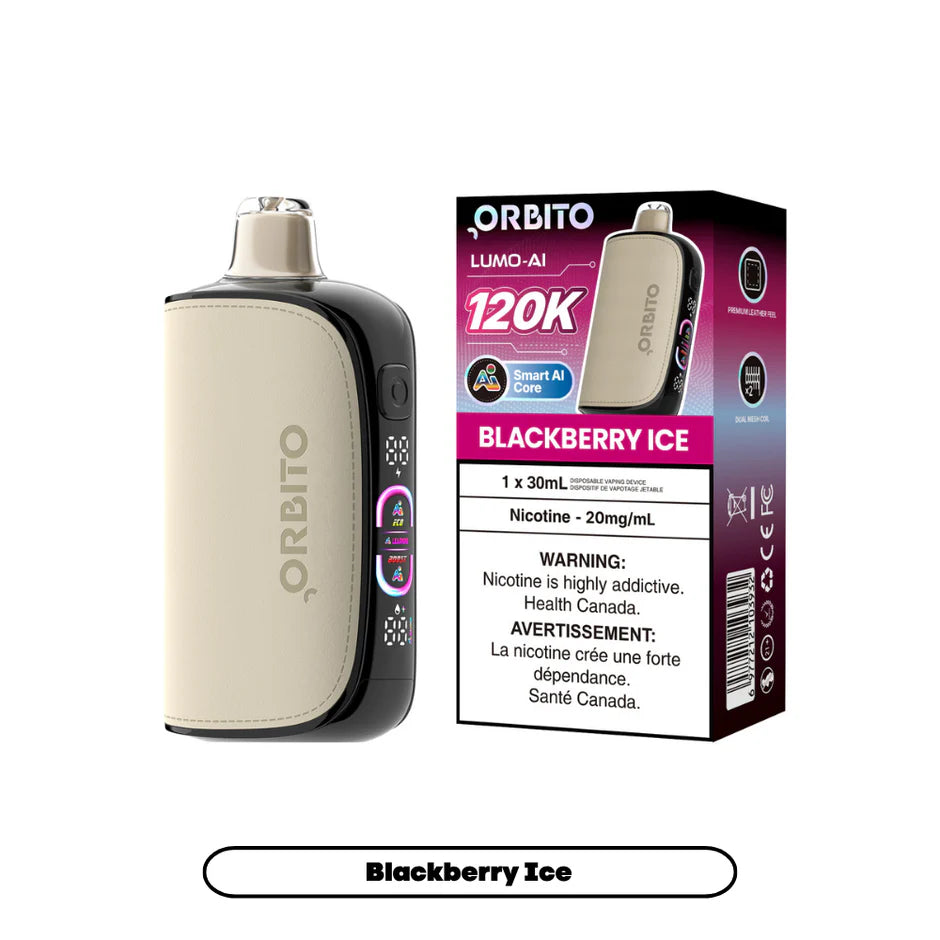 ORBITO LUMO AI 120K DISPOSABLE VAPE (ALBERTA)