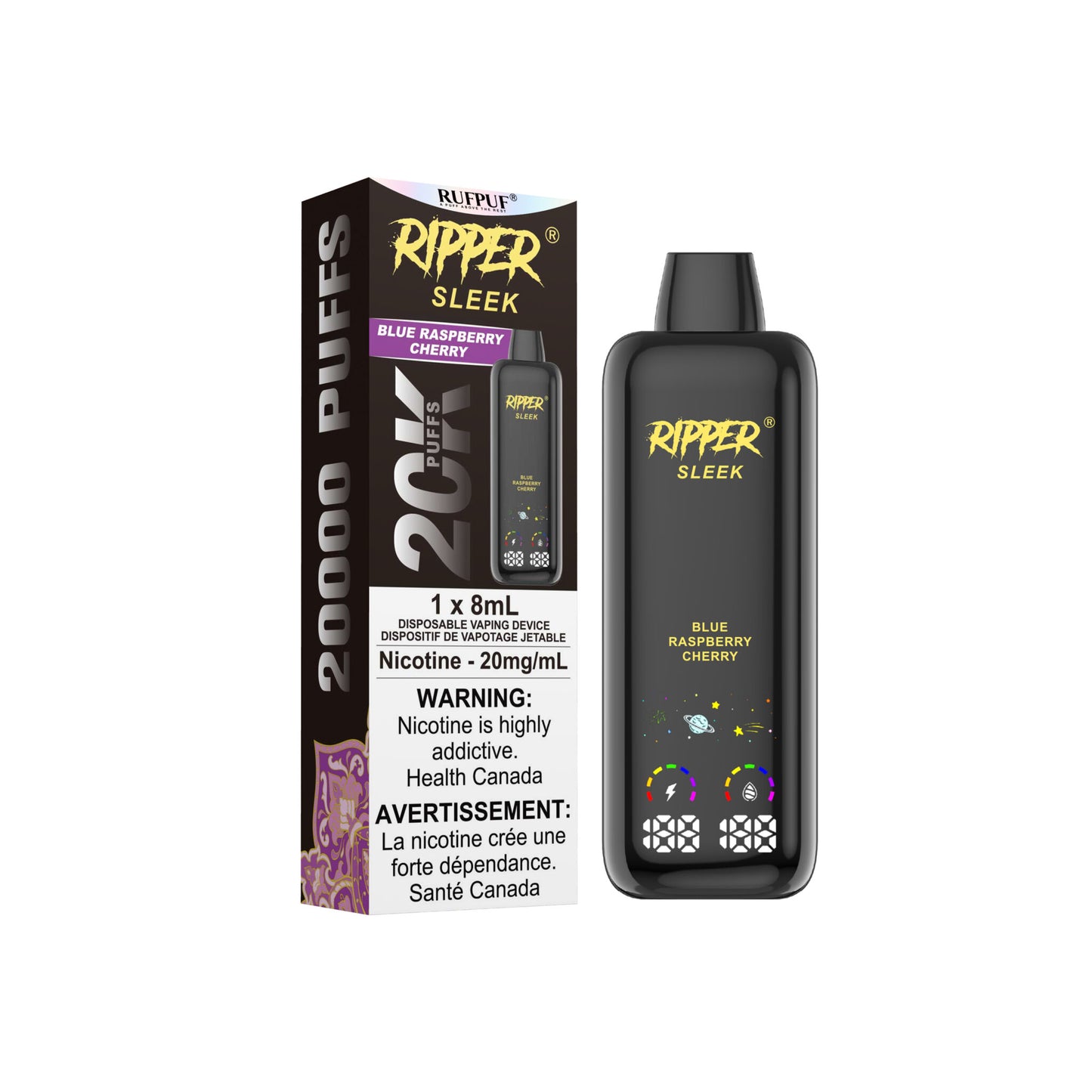 RIPPER SLEEK DISPOSABLE VAPE (ALBERTA)