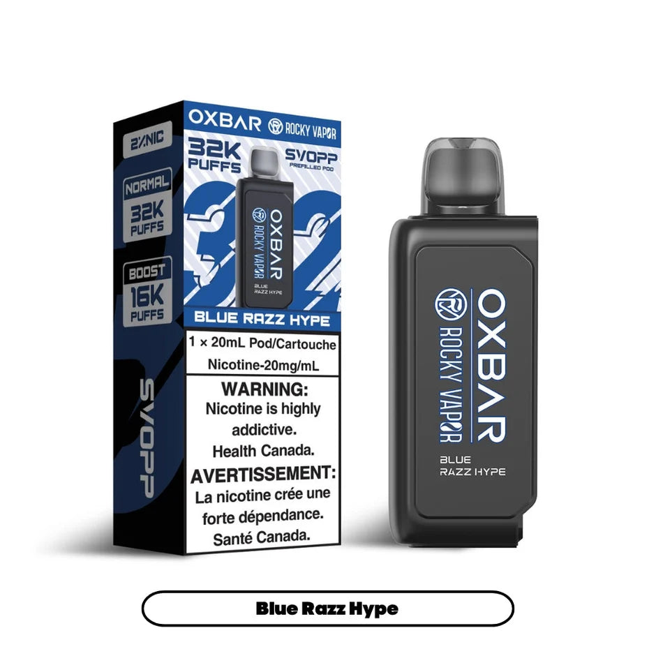 SVOPP ROCKY VAPOR OXBAR 32K POD (ALBERTA)