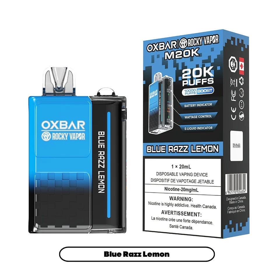 ROCKY VAPOR OXBAR M20K DISPOSABLE VAPE (ALBERTA)