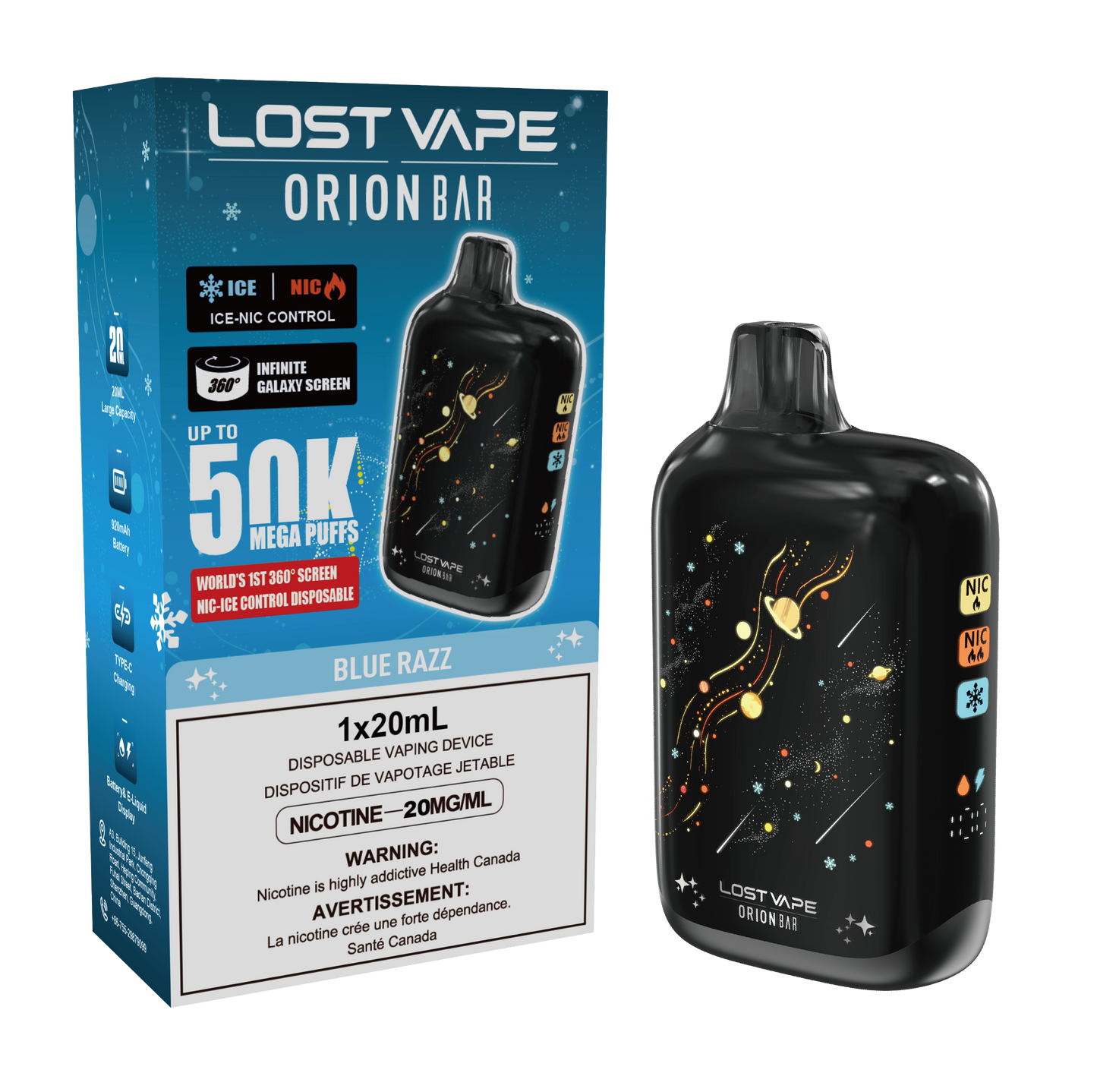 LOST VAPE ORION BAR 50K DISPOSABLE VAPE (ALBERTA)