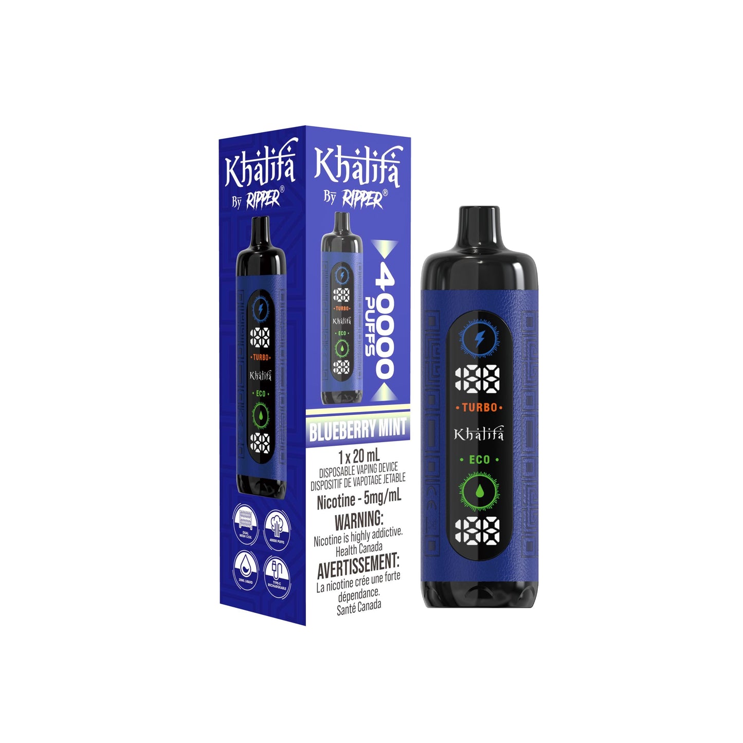 KHALIFA BAR 40K DISPOSABLE VAPE (ALBERTA)