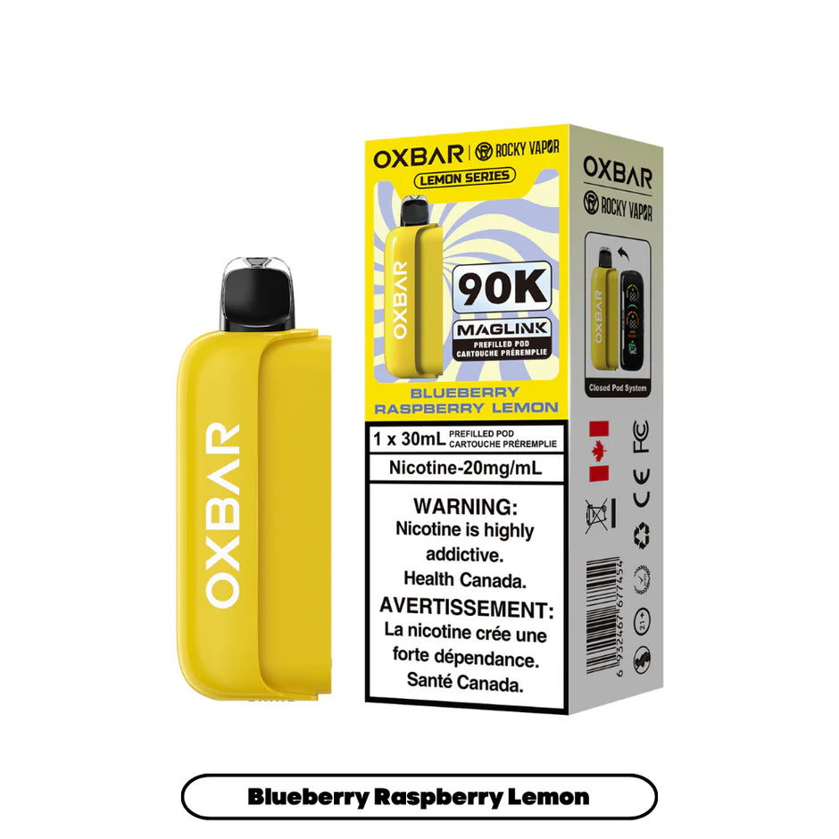 ROCKY VAPOR OXBAR MAGLINK LEMON SERIES POD (ALBERTA)