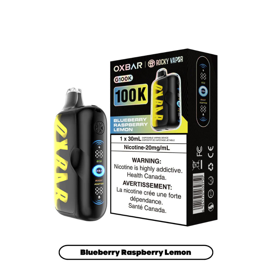 ROCKY VAPOR OXBAR G100K DISPOSABLE VAPE (ALBERTA)