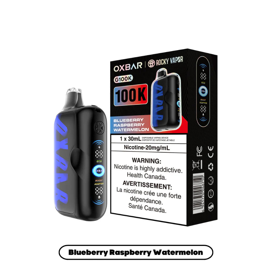 ROCKY VAPOR OXBAR G100K DISPOSABLE VAPE (ALBERTA)