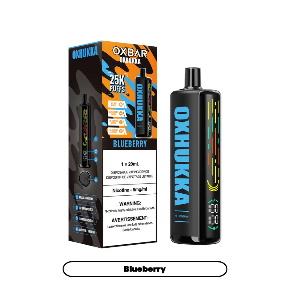OXBAR OXHUKKA 25K DISPOSABLE VAPE (ALBERTA)