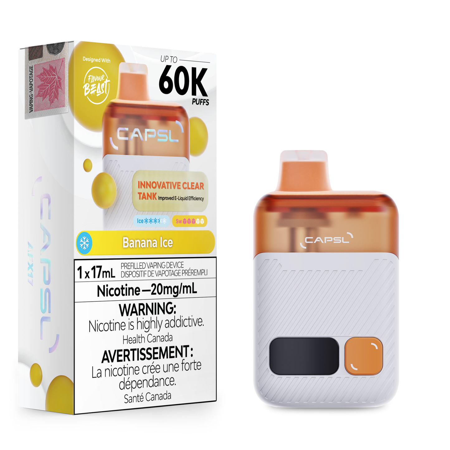 CAPSL AFX17 DISPOSABLE VAPE (ALBERTA)