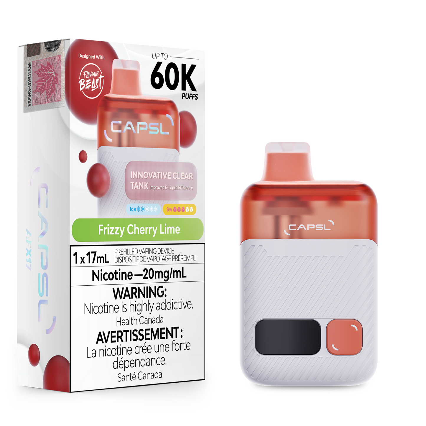 CAPSL AFX17 DISPOSABLE VAPE (ALBERTA)