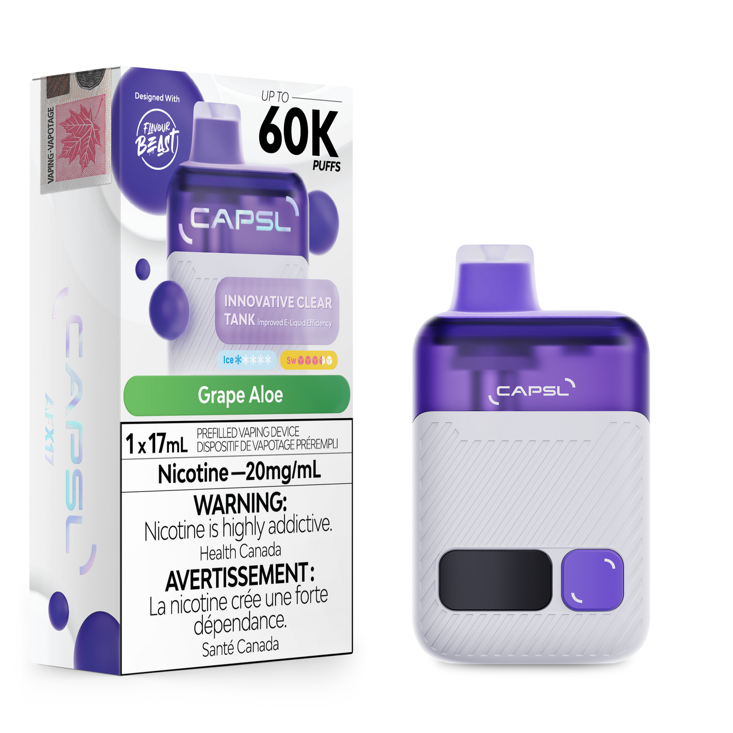 CAPSL AFX17 DISPOSABLE VAPE (ALBERTA)