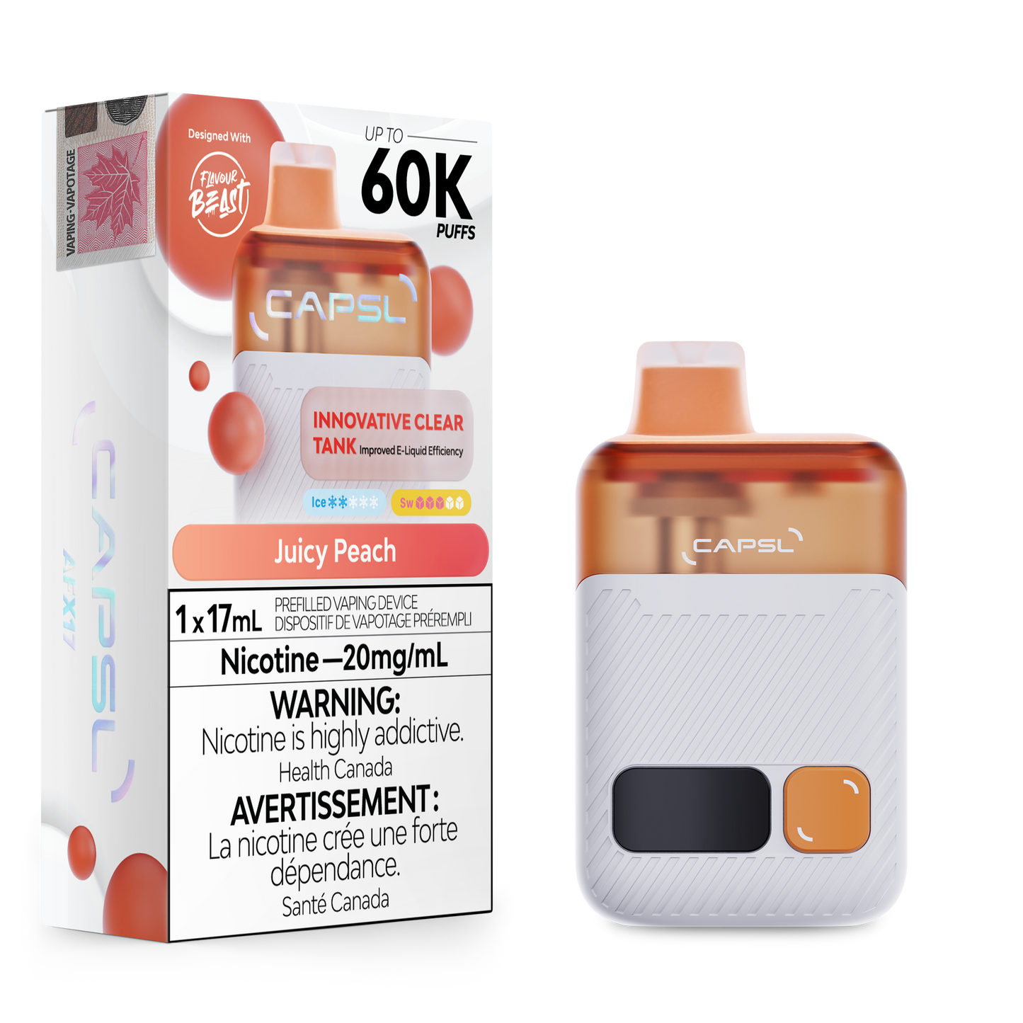 CAPSL AFX17 DISPOSABLE VAPE (ALBERTA)