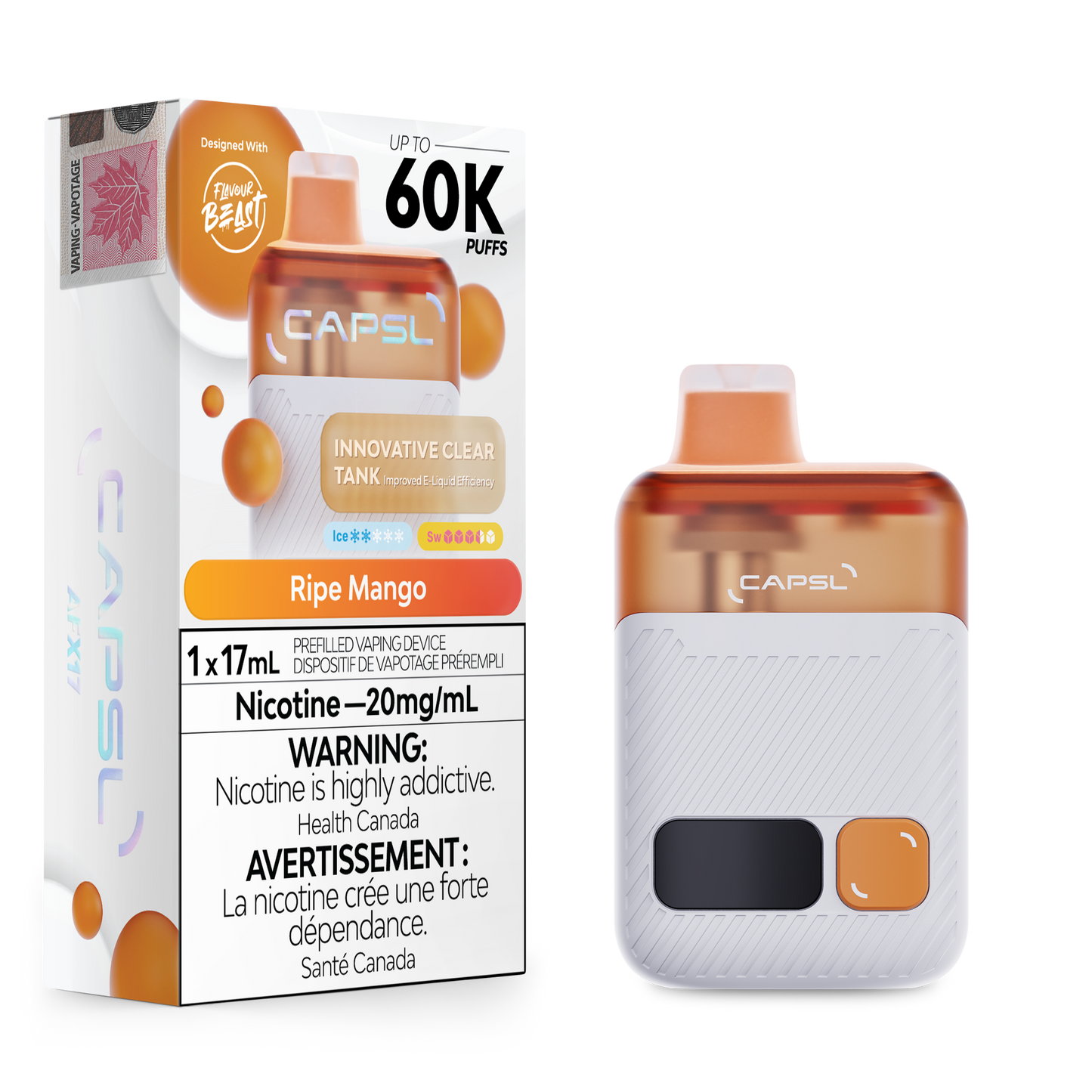 CAPSL AFX17 DISPOSABLE VAPE (ALBERTA)