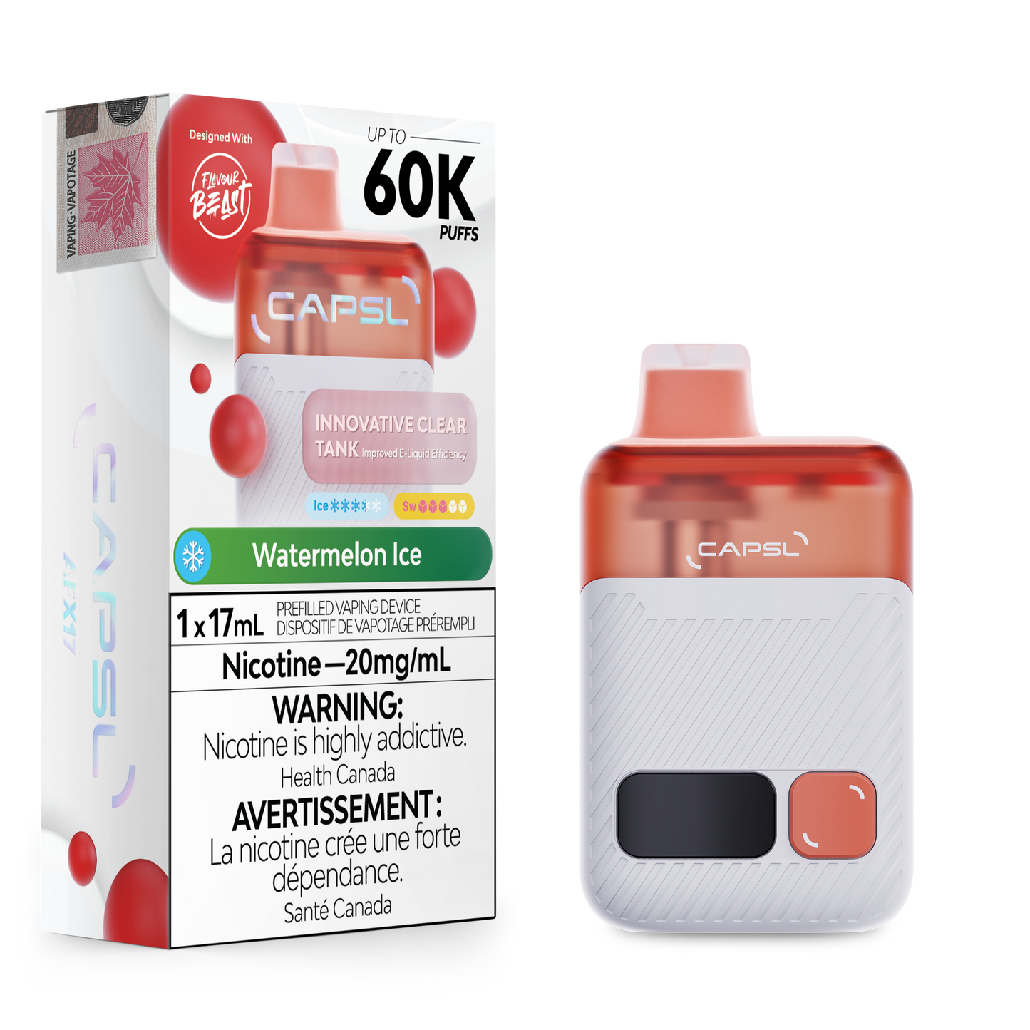 CAPSL AFX17 DISPOSABLE VAPE (ALBERTA)