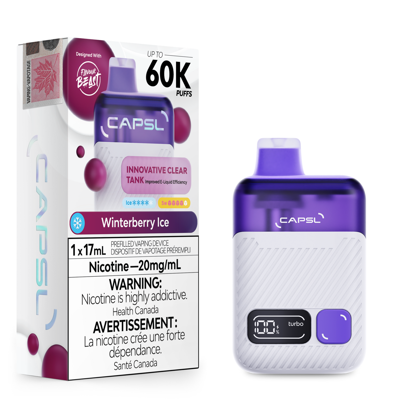 CAPSL AFX17 DISPOSABLE VAPE (ALBERTA)