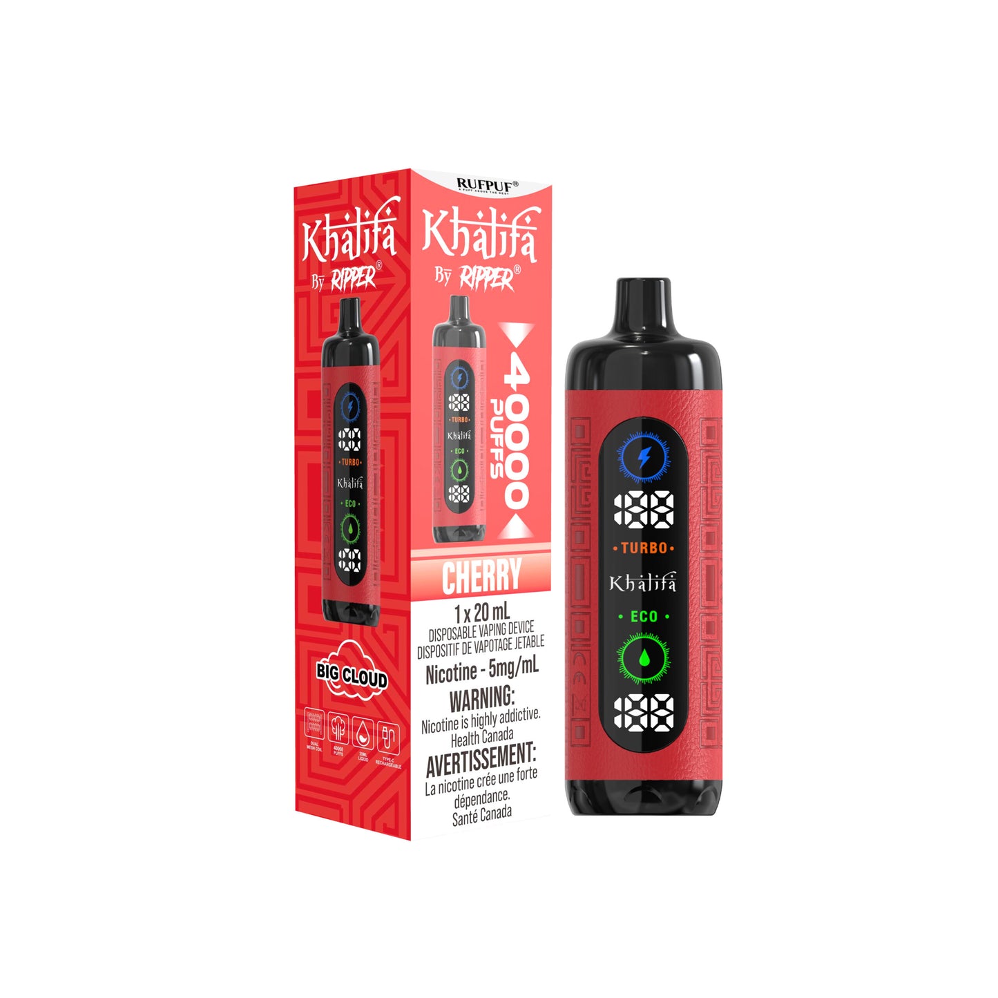 KHALIFA BAR 40K DISPOSABLE VAPE (ALBERTA)