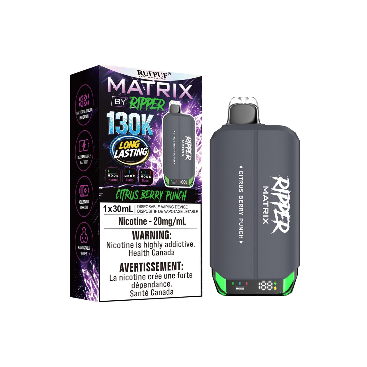 RIPPER MATRIX DISPOSABLE VAPE (ALBERTA)