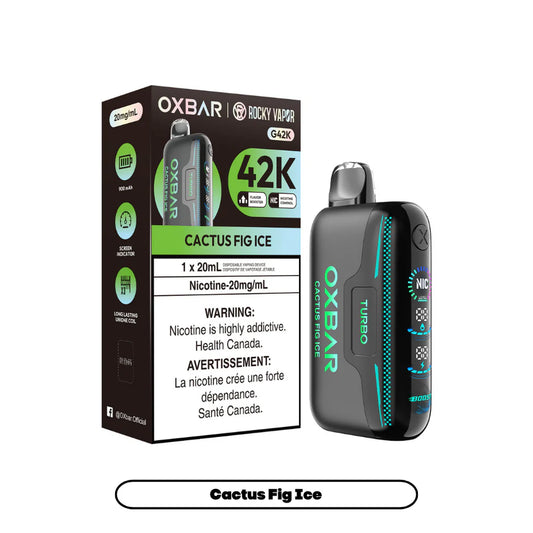 ROCKY VAPOR OXBAR G42K DISPOSABLE VAPE (ALBERTA)