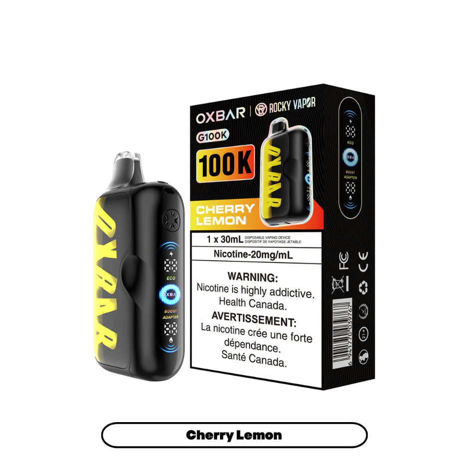 ROCKY VAPOR OXBAR G100K DISPOSABLE VAPE (ALBERTA)