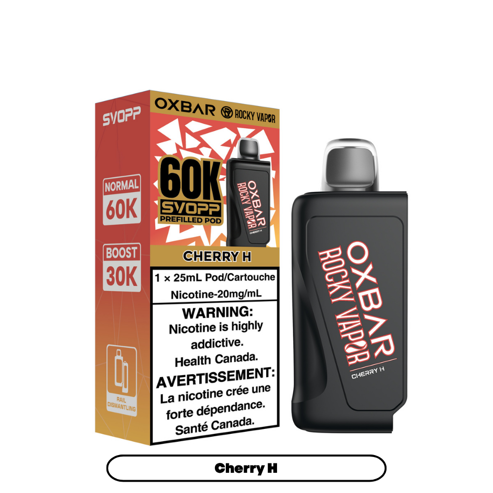 SVOPP ROCKY VAPOR OXBAR 60K POD (ALBERTA)